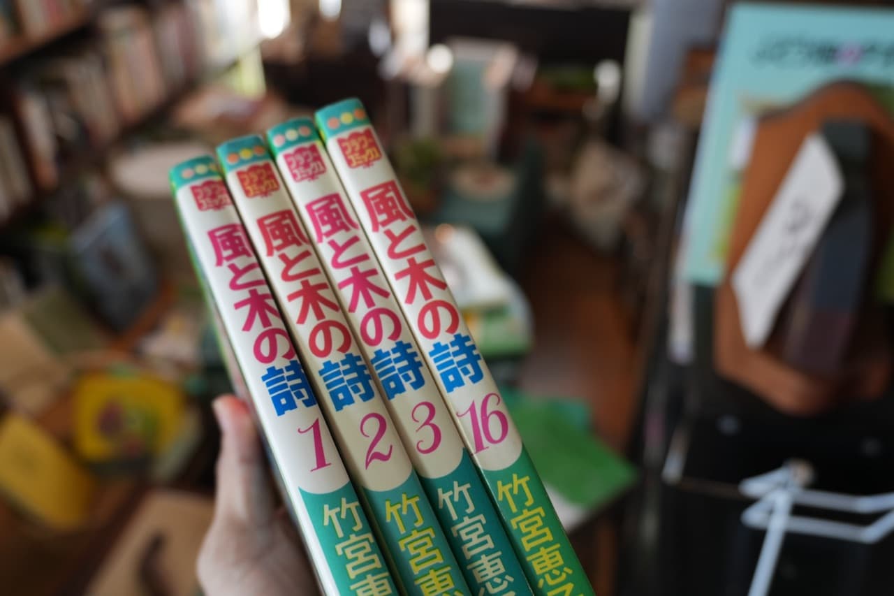 竹宮惠子『風と木の詩』フラワーコミックス。1・2・3と16巻
