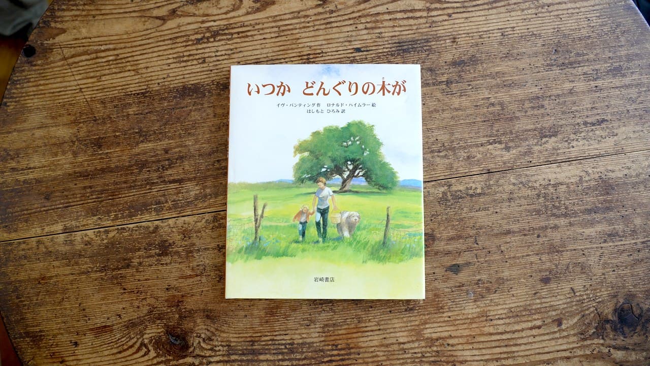 『いつか どんぐりの木が』イヴ・バンティング文/ロナルド・ハイムラー絵/はしもとひろみ訳(岩崎書店)
